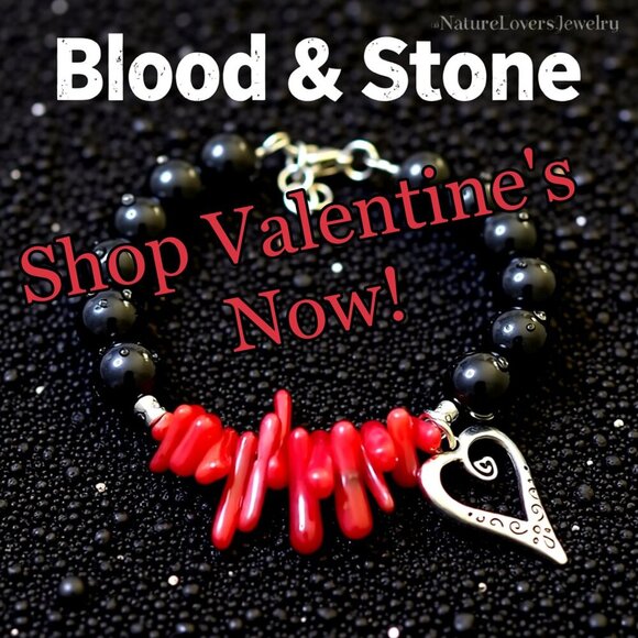 Handmade & Unique! Wire Wrapped Heart Necklace ~ Black Stone + Copper ~ Evil Eye - Picture 14 of 15